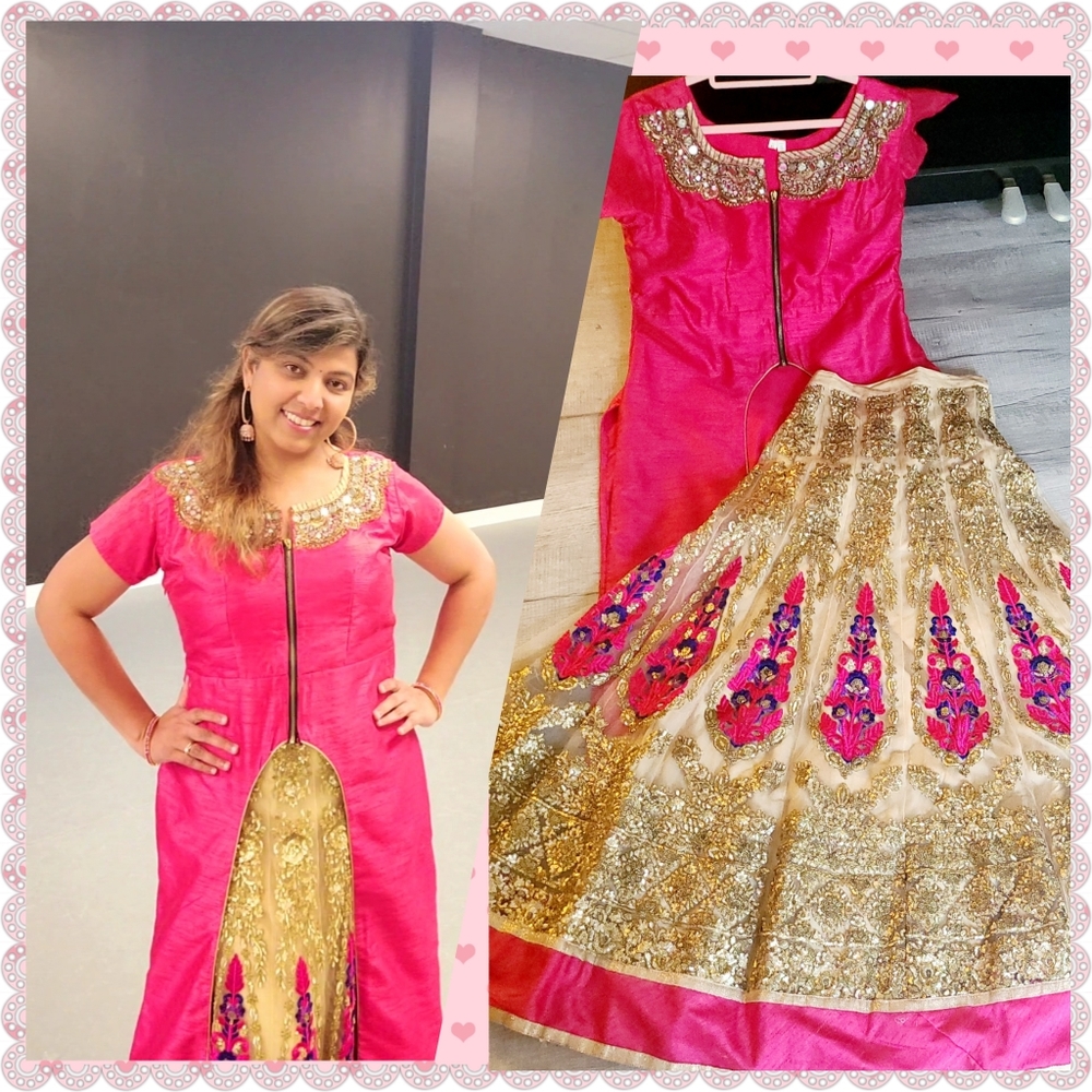 Preowned stylish lehenga choli in size XL